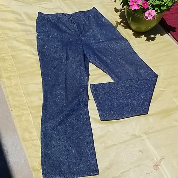 Jean's Blue & Gold Glitter!!!! - Picture 1 of 8